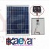 OkaeYa 20W 12V Solar Panel Kit: 20 Watt Poly crystalline Solar Panel & Battery Clips & 3A Charge Controller